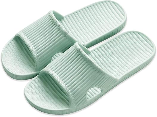 Shower Slippers for Women Men, Quick Drying Lightweight Non Slip Open-toe EVA Travel-friendly Breathable Shoes Slide Slippers for Bathroom,House Slipper,Outdoor